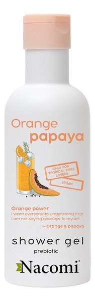 Nacomi Shower Gel żel pod prysznic Pomarańcza i Papaja 300ml