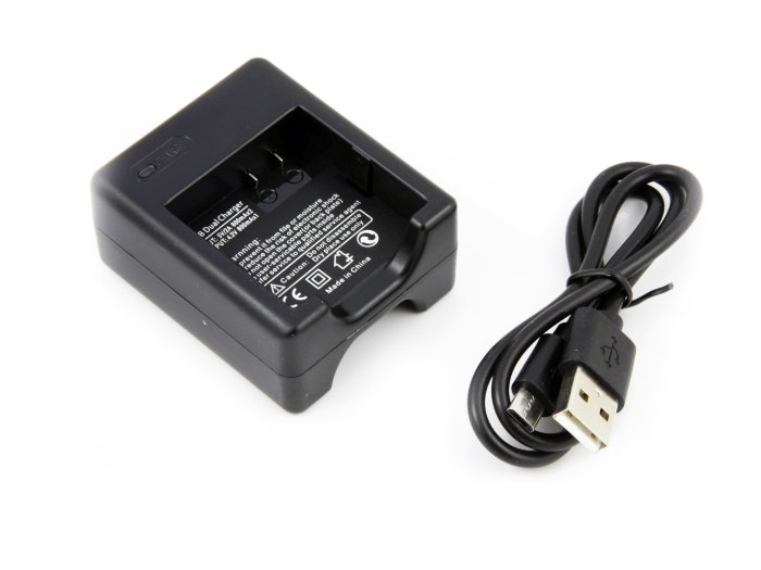 Podwójna Ładowarka Usb Do Baterii / Akumulatora Do Kamer Xiaomi Yi 2