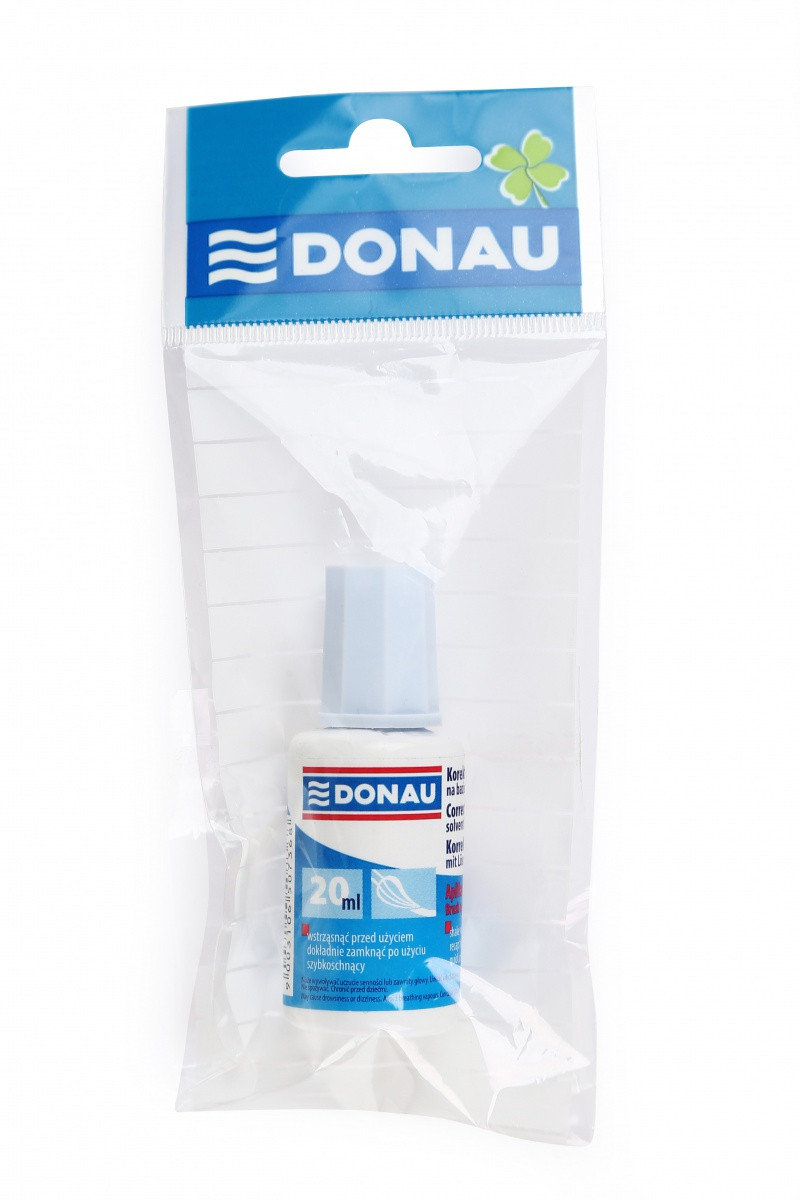 Donau Korektor w płynie z pędzelkiem, 20ml, blister 7615001-99/B