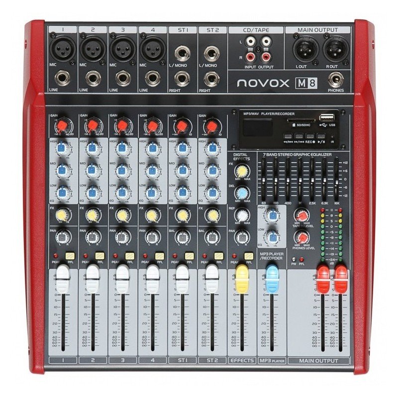 Novox novox M8 mikser audio  M8