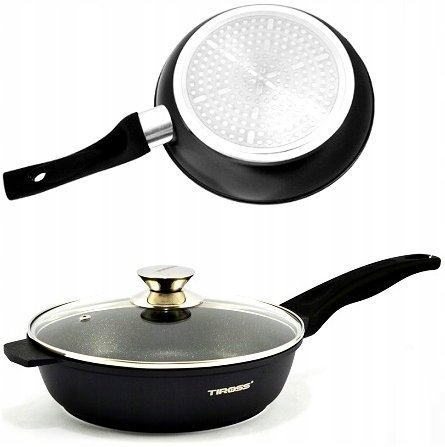 Patelnia Non-Stick 26 Cm Pokrywka / Tiross Głęboka