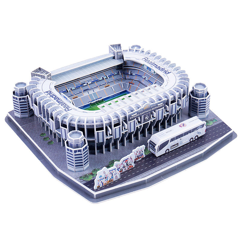 Stadion piłkarski Santiago Bernabeu Puzzle 3D