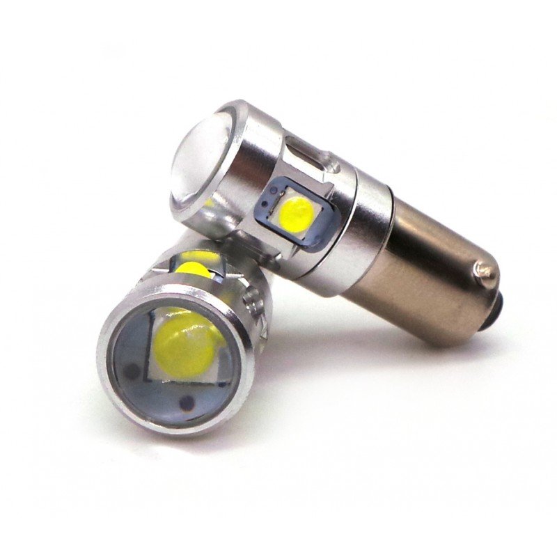 T4W Żarówka Led Ba9S 12-24V Canbus Biała Motoledy