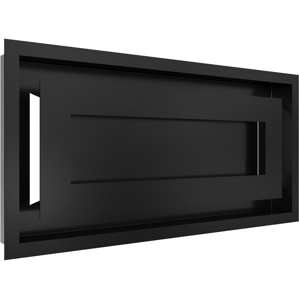 Kratka Wentylacyjna Kominkowa Wind 22X45 Czarna