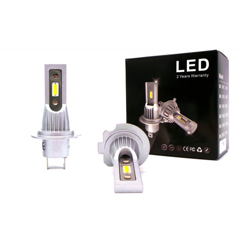 Żarówki Led H18 9V-32V Canbus Csp 2Szt 2X4000Lm Nowość Mocne Motoledy