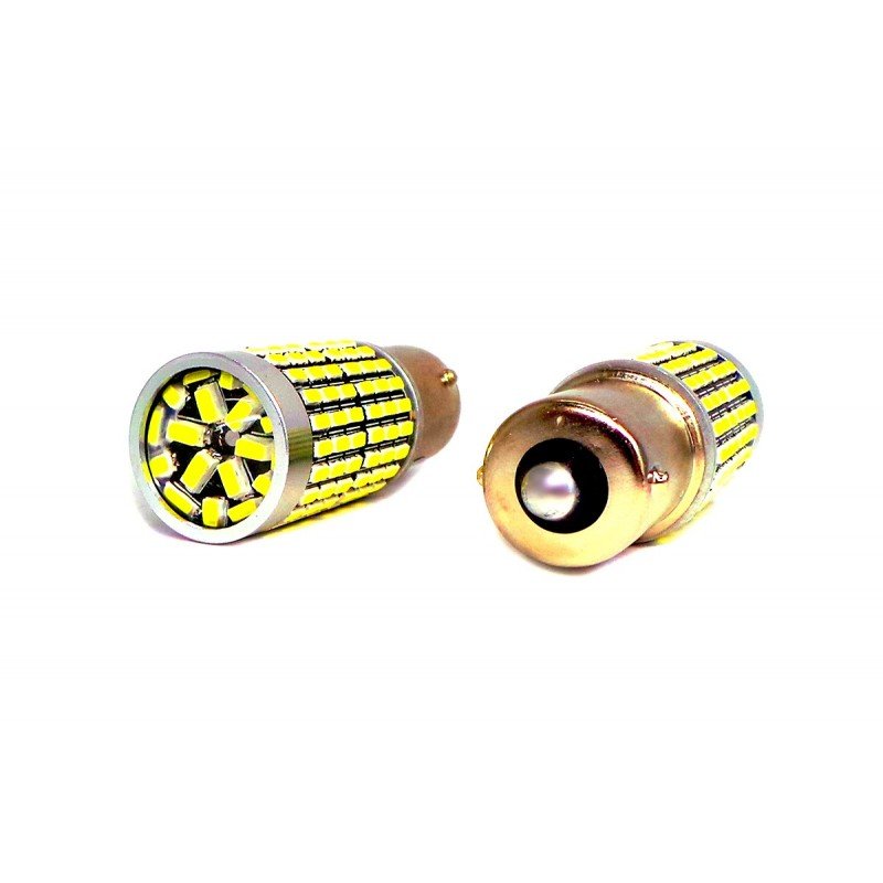 P21W Żarówka Led Ba15S 12-24V Canbus 2500Lm Biała Mocna Motoledy
