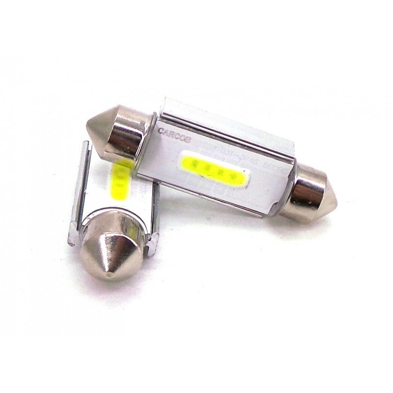 C10W Żarówka Led Sv8.5 12V Cob Canbus 39Mm 240Lm Biała Mocna Motoledy