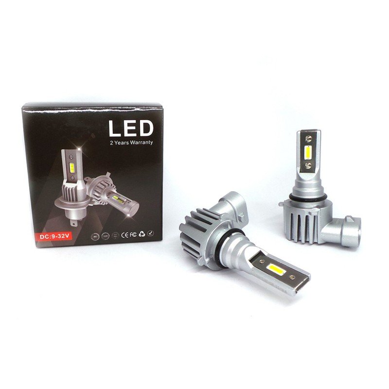 H10 Żarówki Led 9V-30V Canbus Csp 2Szt 2X 4000Lm Białe Mocne Nowość Motoledy
