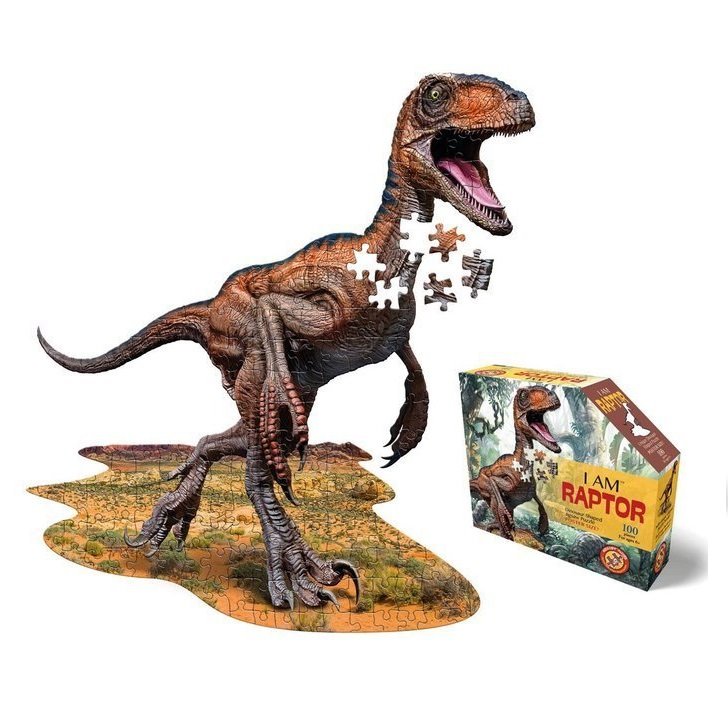 Madd Capp, Puzzle konturowe I Am Raptor - 100 elem