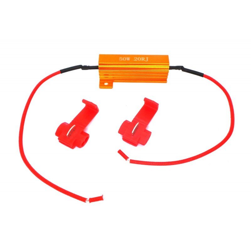Rezystor - Dekoder Błędu Can 50W 20 Ohm 12V Motoledy