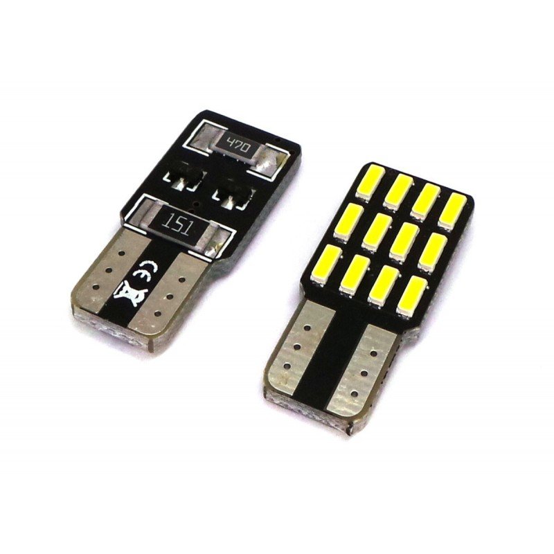 W5W Żarówka Led T10 12V Canbus 280Lm Biała Motoledy