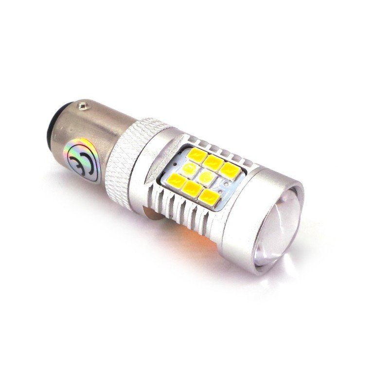 P21/5W Żarówka Led Bay15D 12-24V Canbus Pozycja + Kierunek 1700Lm Motoledy