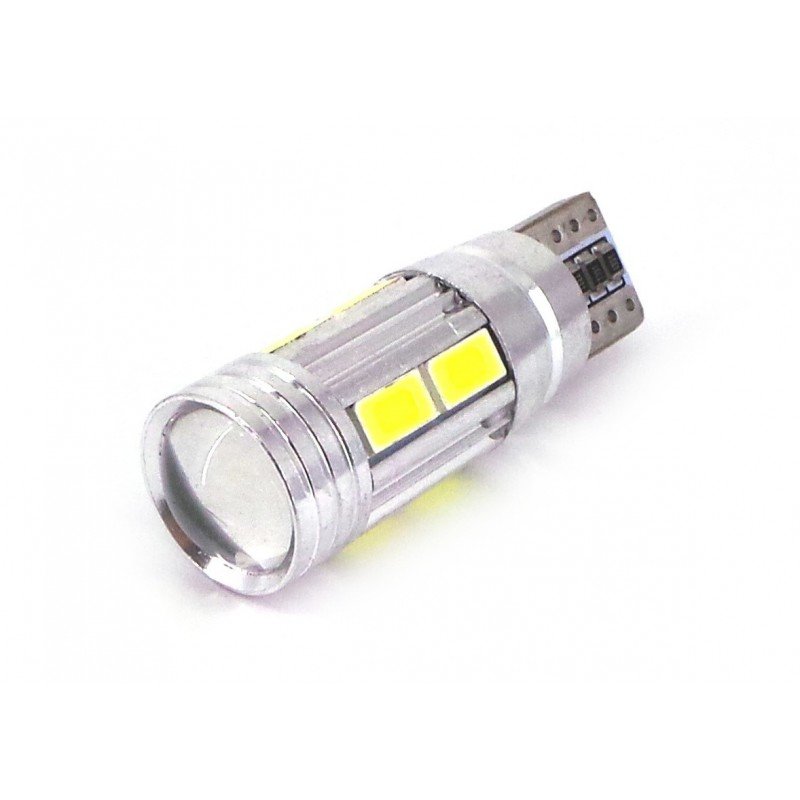 W5W Żarówka Led T10 12V 400Lm Biała Canbus Motoledy