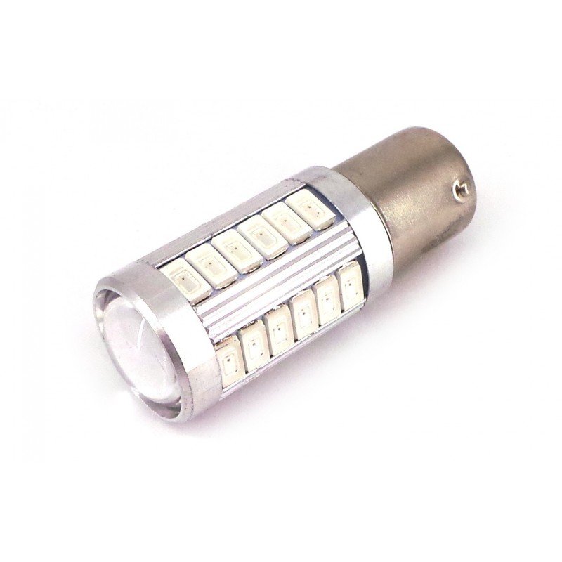 Py21W Żarówka Led Bau15S 12-24V 1000Lm Canbus Kierunek Usa Pomarańczowa Motoledy