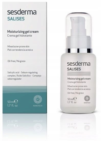 SesDerma Laboratories Matujący krem-żel nawilżający - Laboratories Salises Moisturizing Gel Cream Matujący krem-żel nawilżający - Laboratories Salises Moisturizing Gel Cream