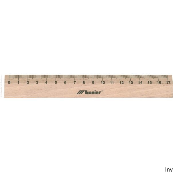 Leniar Linijka drewniana 17 cm,
