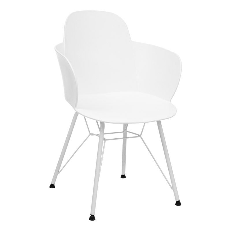 STYLOWE KRZESŁO W KOLORZE BIAŁYM EMMA SL-7046W BIAŁE