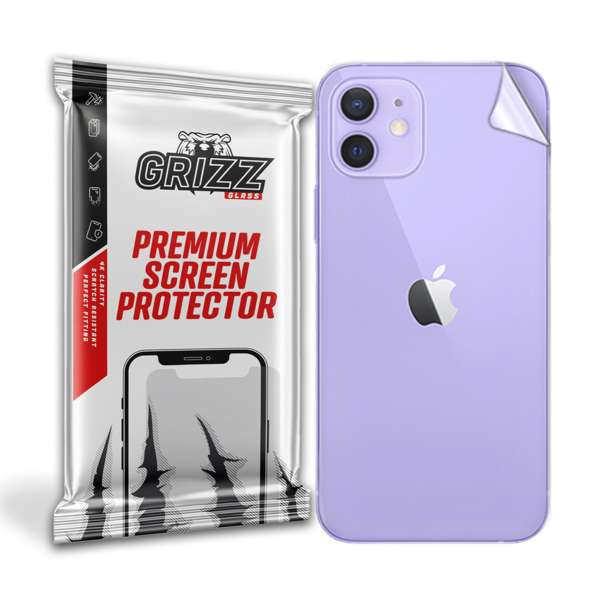 GrizzGlass UltraSkin folia na tył do Apple iPhone 11