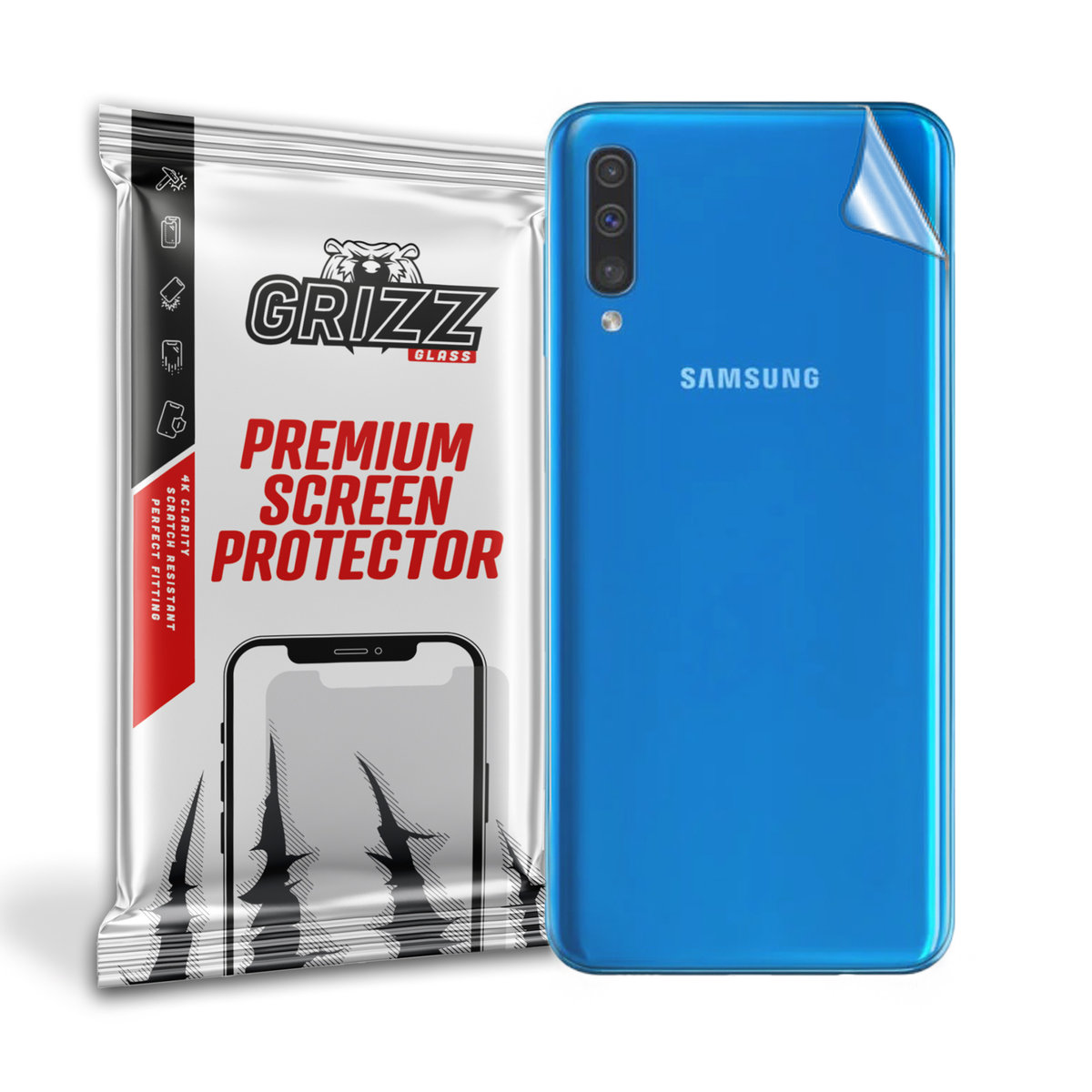 GrizzGlass UltraSkin folia na tył do Samsung Galaxy A50