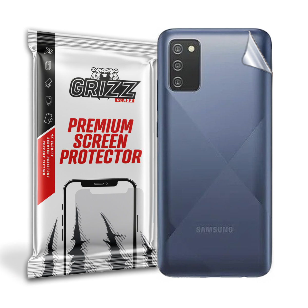 GrizzGlass SatinSkin folia na tył do Samsung Galaxy A03s
