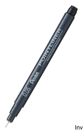 Cienkopis Kalibrowany Pointliner Czarny S20P-05A Pentel