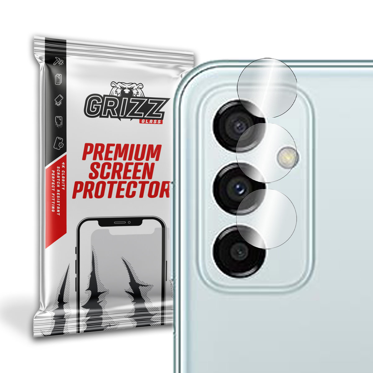 GrizzGlass HybridGlass Camera szkło hybrydowe na obiektyw do Samsung Galaxy M23
