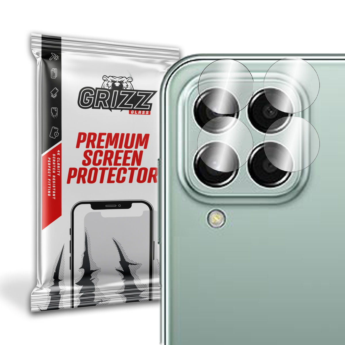 GrizzGlass HybridGlass Camera szkło hybrydowe na obiektyw do Samsung Galaxy M33