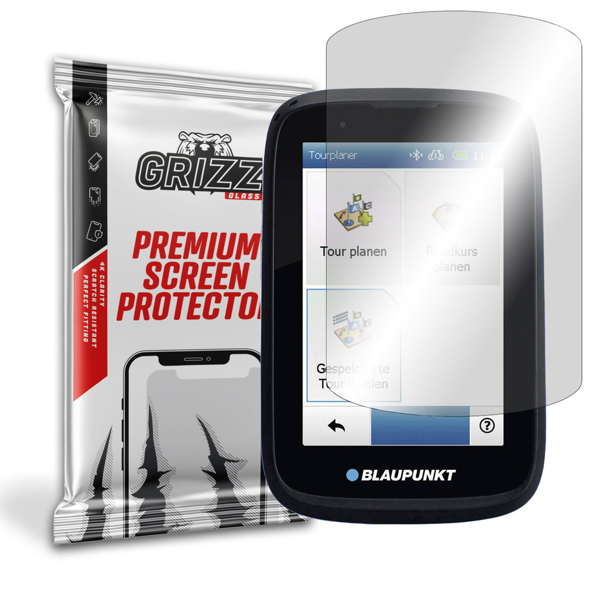 Grizzglass Hybridglass Szkło Hybrydowe Do Blaupunkt Bikepilot²