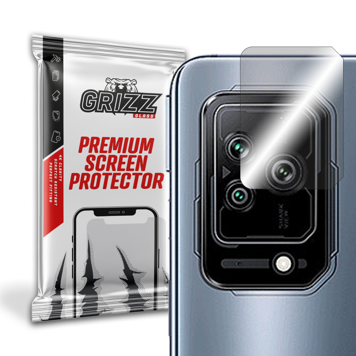 GrizzGlass HybridGlass Camera szkło hybrydowe na obiektyw do Xiaomi BlackShark 5