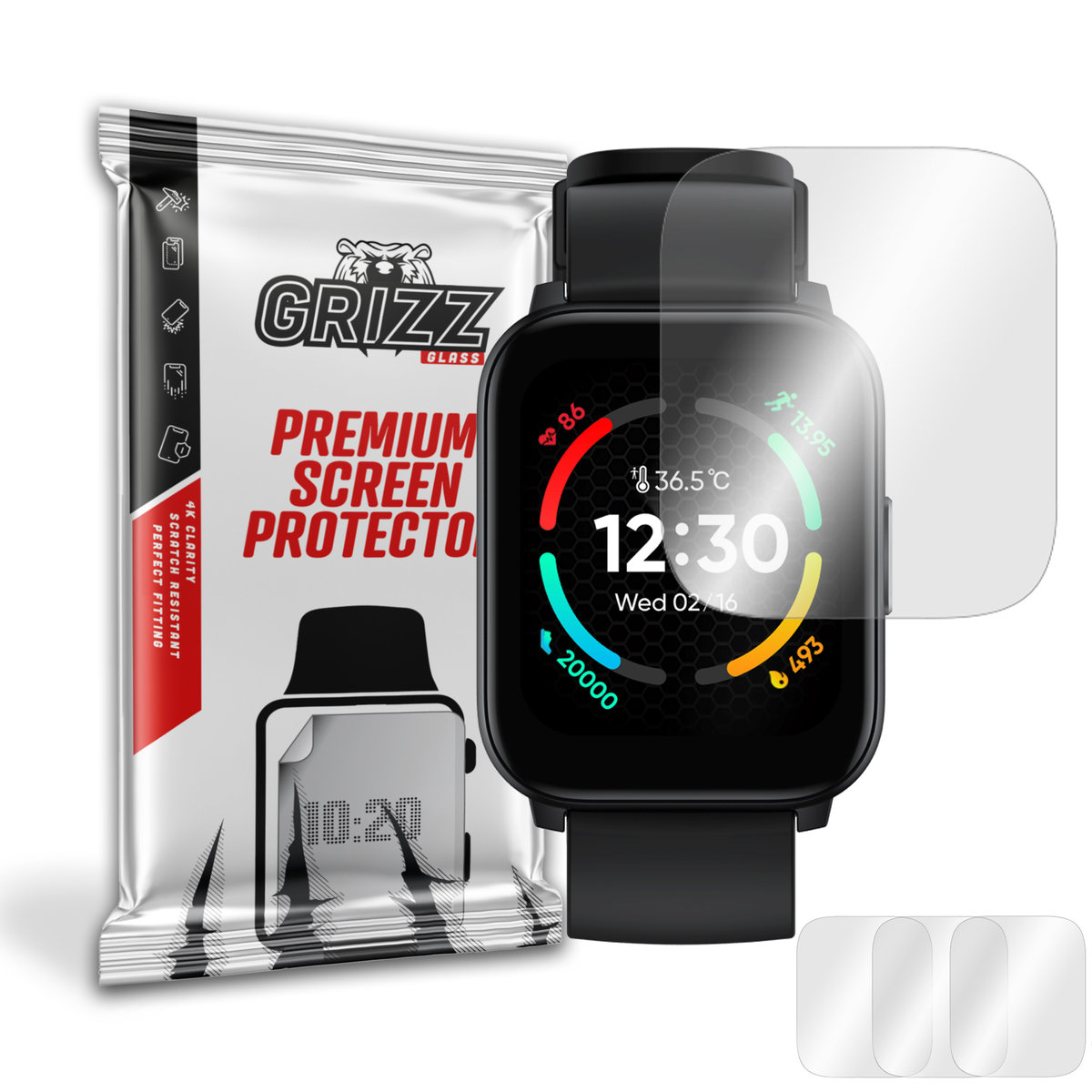 GrizzGlass HydroFilm folia hydrożelowa do Realme TechLife Watch S100