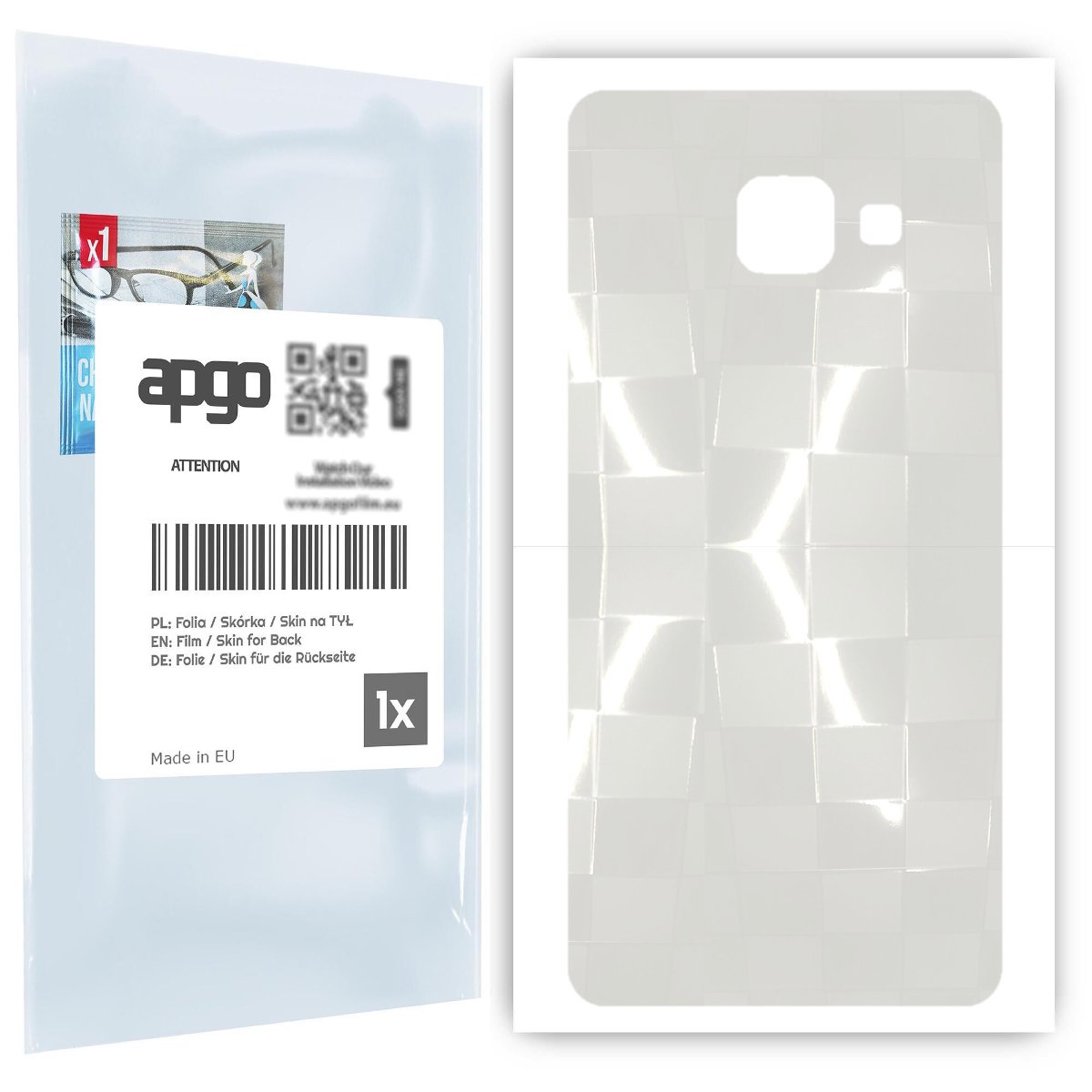 Folia hydrożelowa 3D naklejka przezroczysta na TYŁ do Samsung Galaxy A3 2016 A310F - apgo hydrogel 3D TPU