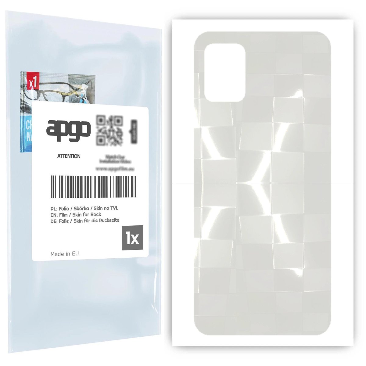 Folia hydrożelowa 3D naklejka przezroczysta na TYŁ do Samsung Galaxy A31 - apgo hydrogel 3D TPU