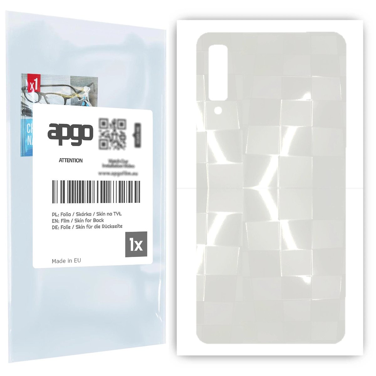 Folia hydrożelowa 3D naklejka przezroczysta na TYŁ do Samsung Galaxy A7 (2018) - apgo hydrogel 3D TPU