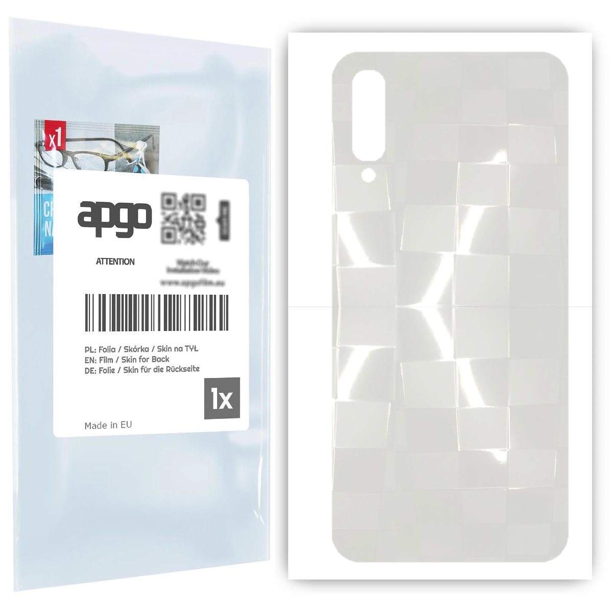 Folia hydrożelowa 3D naklejka przezroczysta na TYŁ do Samsung Galaxy A70 - apgo hydrogel 3D TPU