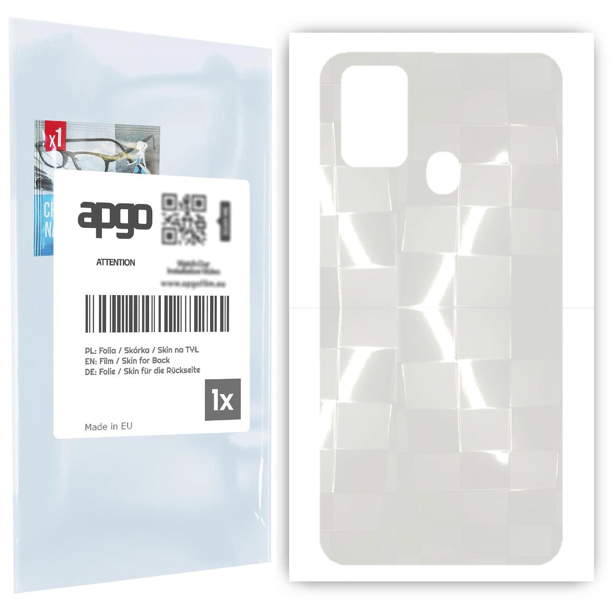 Folia hydrożelowa 3D naklejka przezroczysta na TYŁ do Samsung Galaxy M31 - apgo hydrogel 3D TPU