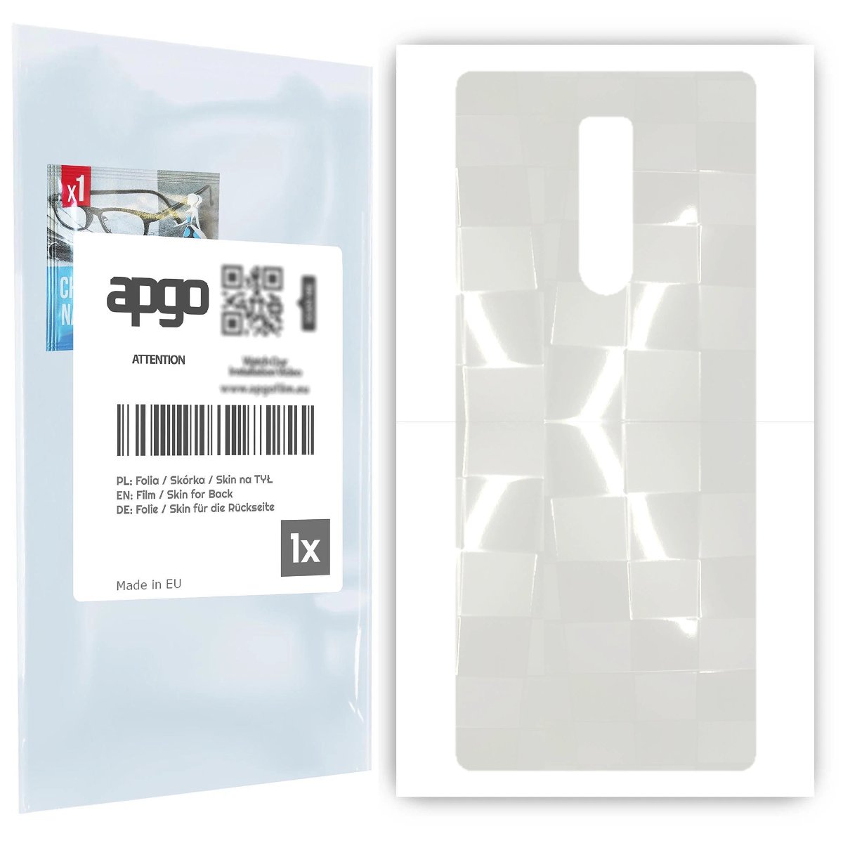 Folia hydrożelowa 3D naklejka przezroczysta na TYŁ do Sony Xperia 1 - apgo hydrogel 3D TPU