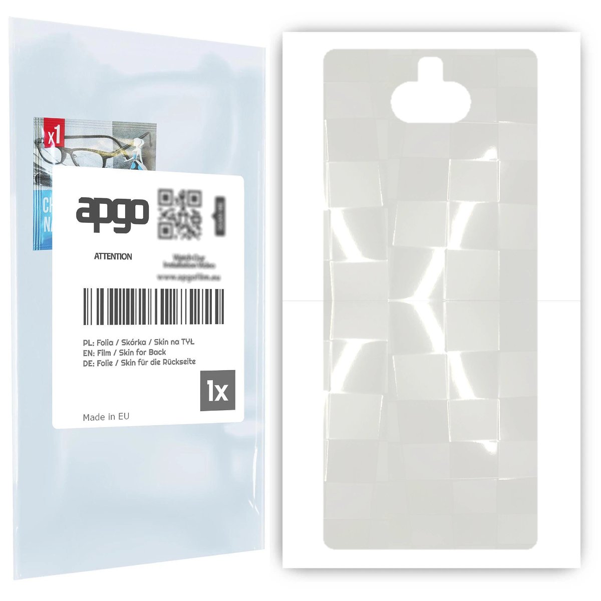 Folia hydrożelowa 3D naklejka przezroczysta na TYŁ do Sony Xperia 10 - apgo hydrogel 3D TPU