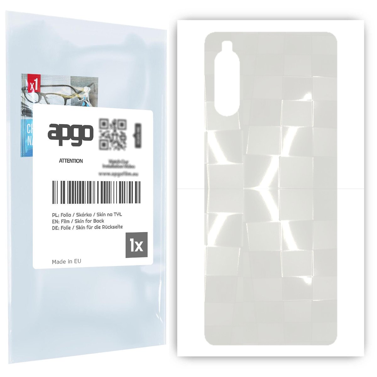 Folia hydrożelowa 3D naklejka przezroczysta na TYŁ do Sony Xperia 10 II - apgo hydrogel 3D TPU