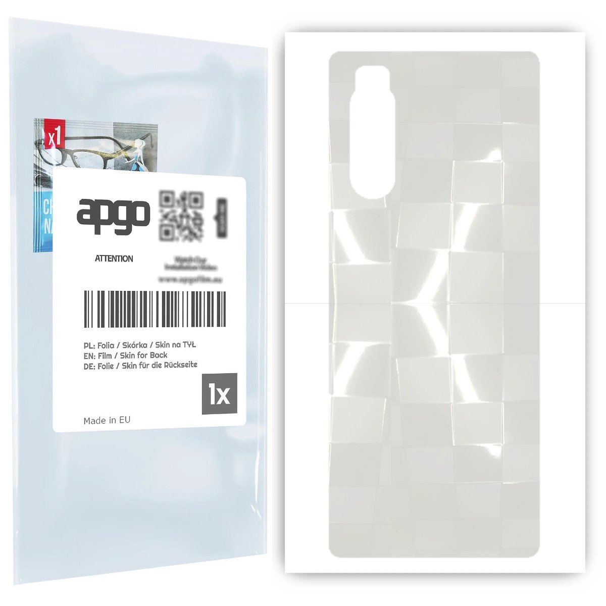 Folia hydrożelowa 3D naklejka przezroczysta na TYŁ do Sony Xperia 5 - apgo hydrogel 3D TPU