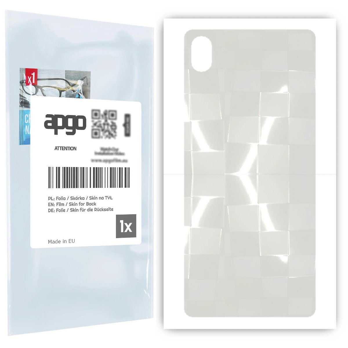 Folia hydrożelowa 3D naklejka przezroczysta na TYŁ do Sony Xperia L3 - apgo hydrogel 3D TPU