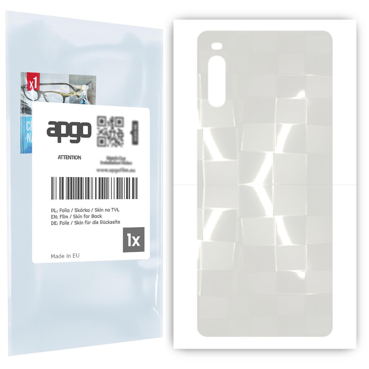 Folia hydrożelowa 3D naklejka przezroczysta na TYŁ do Sony Xperia L4 - apgo hydrogel 3D TPU