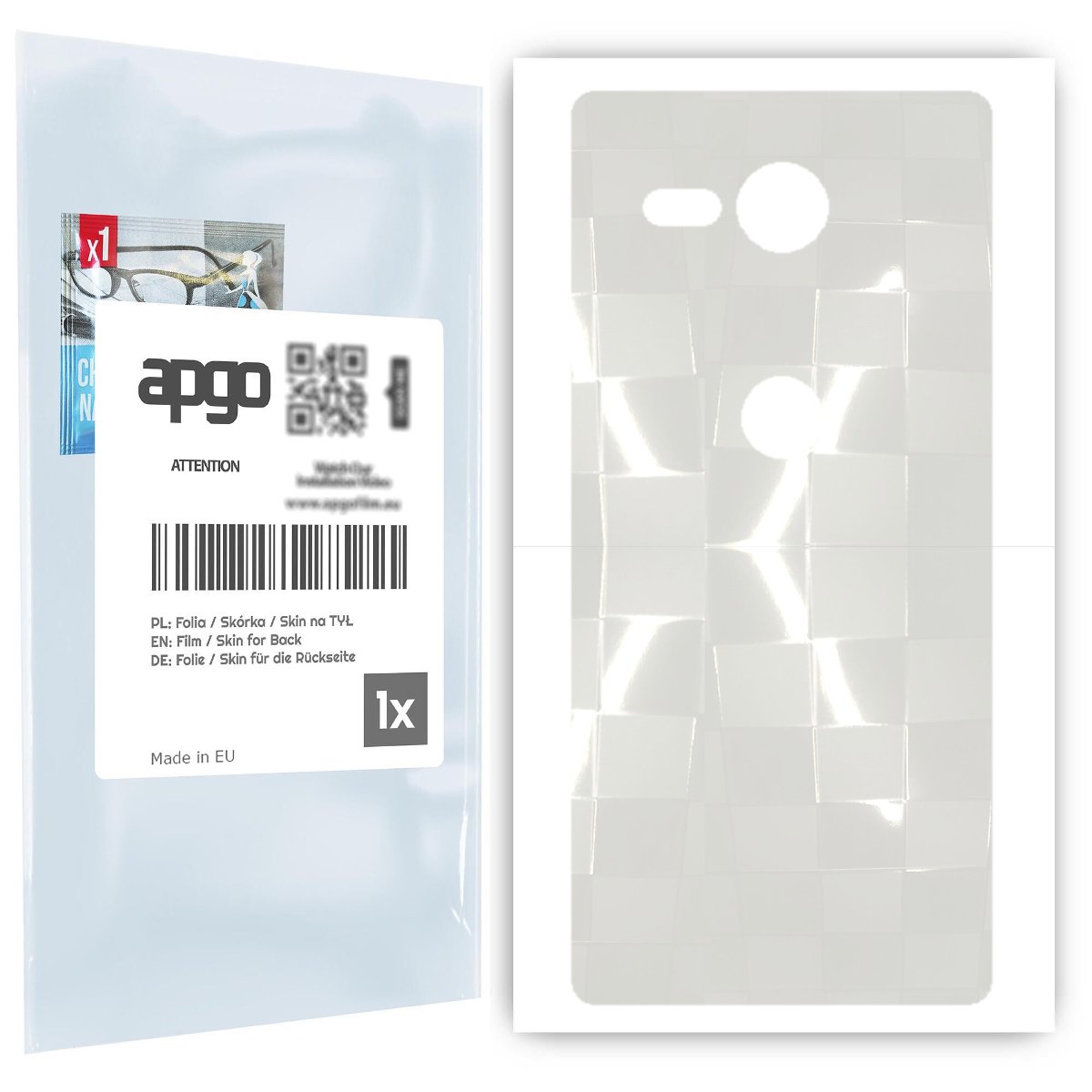 Folia hydrożelowa 3D naklejka przezroczysta na TYŁ do Sony Xperia XZ2 Compact - apgo hydrogel 3D TPU