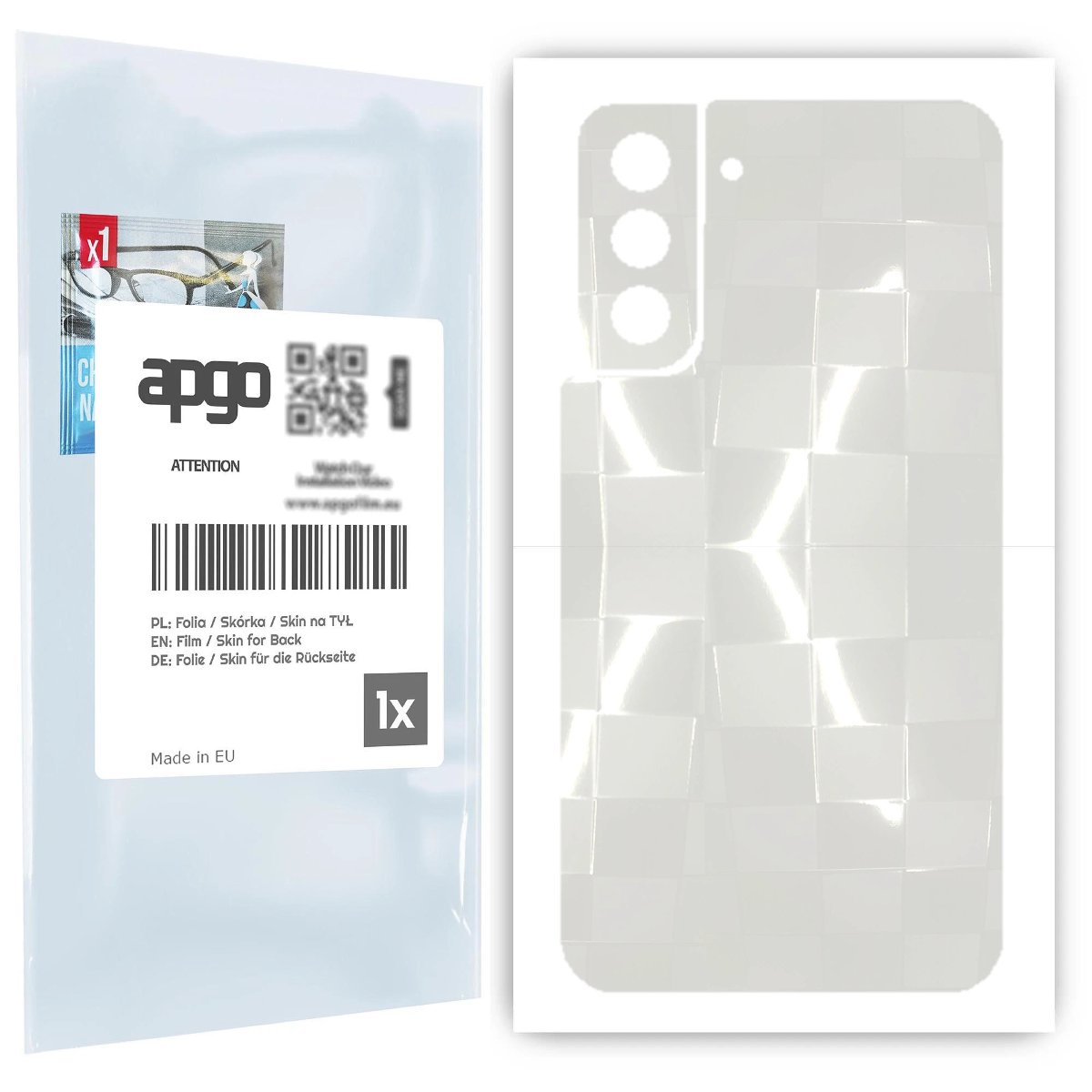 Folia hydrożelowa 3D naklejka przezroczysta na TYŁ do Samsung Galaxy S21 5G - apgo hydrogel 3D TPU