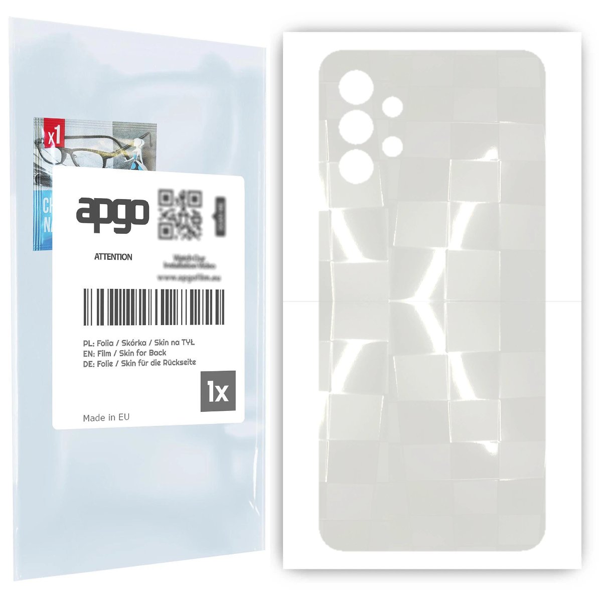 Folia hydrożelowa 3D naklejka przezroczysta na TYŁ do Samsung Galaxy A32 5G - apgo hydrogel 3D TPU