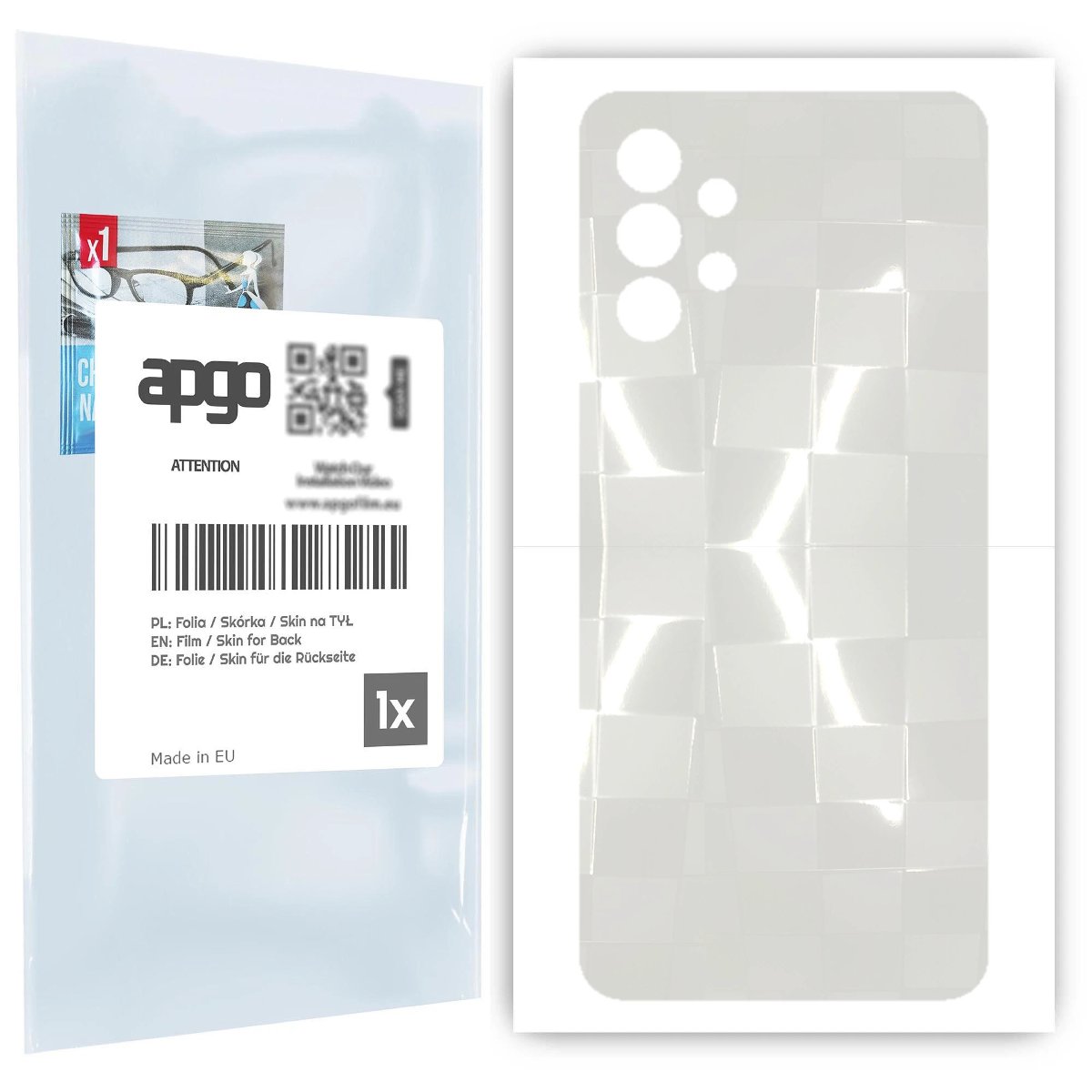 Folia hydrożelowa 3D naklejka przezroczysta na TYŁ do Samsung Galaxy A32 4G - apgo hydrogel 3D TPU