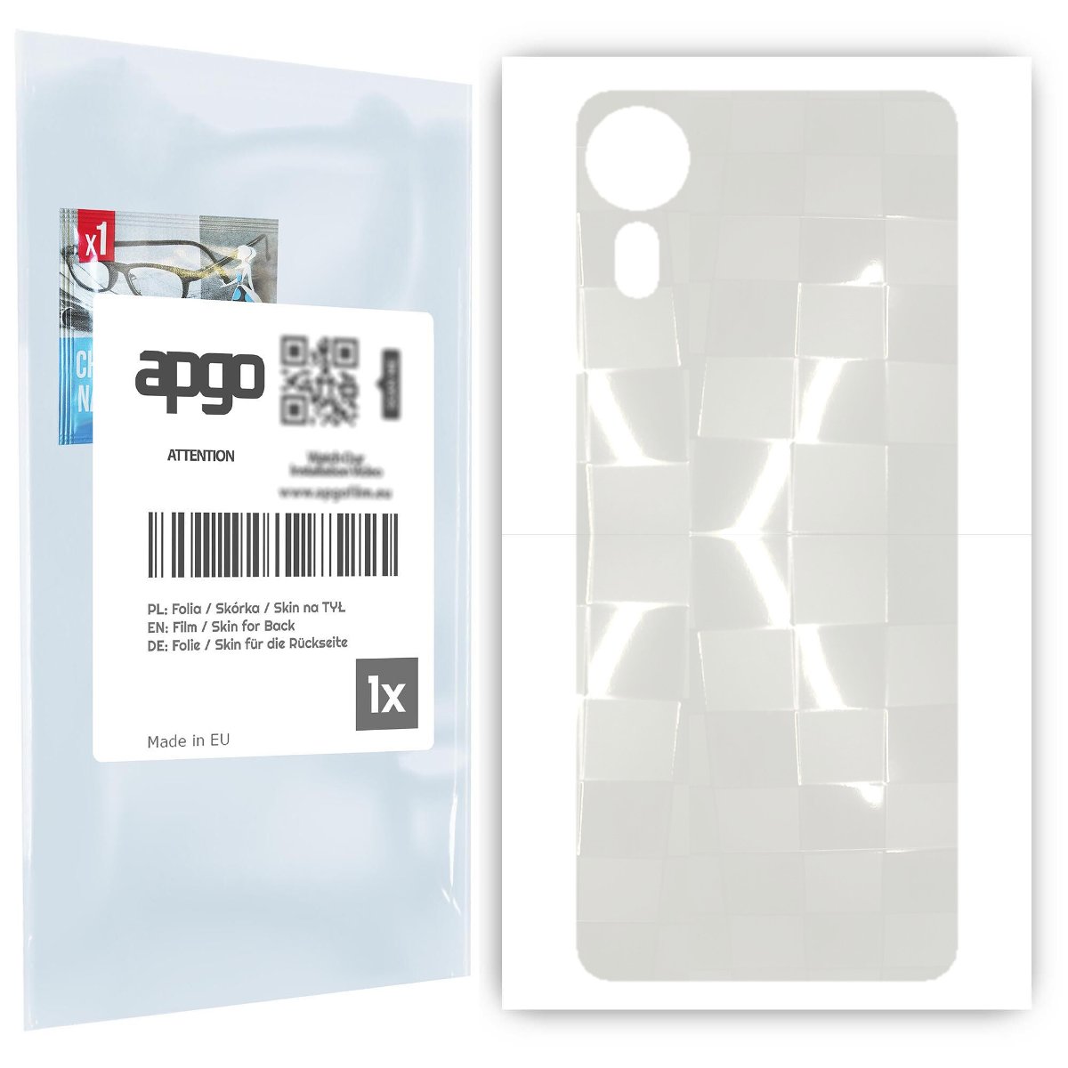 Folia hydrożelowa 3D naklejka przezroczysta na TYŁ do Samsung Galaxy XCover 5 - apgo hydrogel 3D TPU