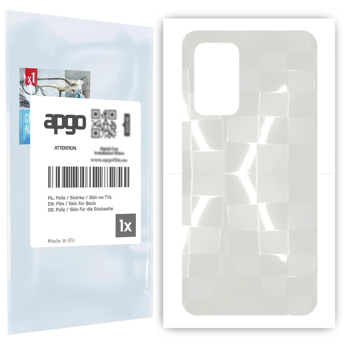 Folia hydrożelowa 3D naklejka przezroczysta na TYŁ do Samsung Galaxy A52s 5G - apgo hydrogel 3D TPU