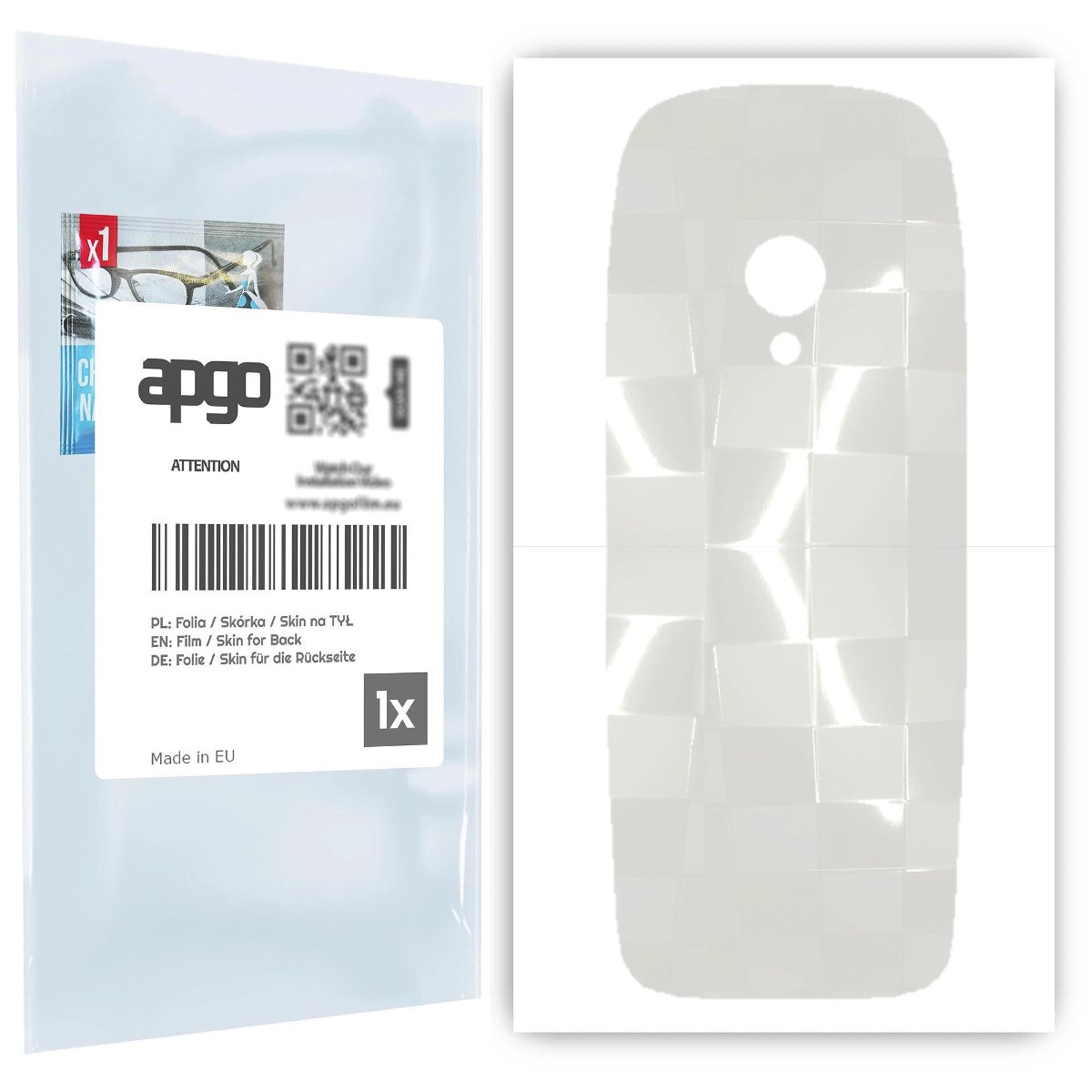 Folia hydrożelowa 3D naklejka przezroczysta na TYŁ do Nokia 6310 2021 - apgo hydrogel 3D TPU