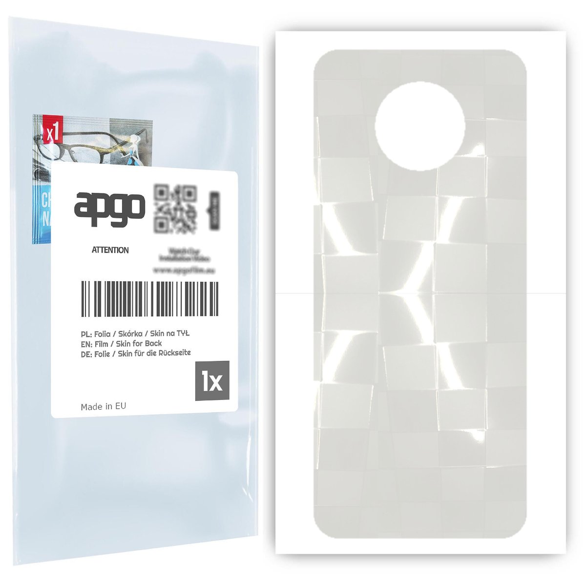 Folia hydrożelowa 3D naklejka przezroczysta na TYŁ do Nokia G50 5G - apgo hydrogel 3D TPU