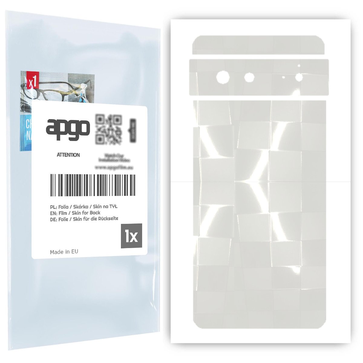 Folia hydrożelowa 3D naklejka przezroczysta na TYŁ do Google Pixel 6 - apgo hydrogel 3D TPU